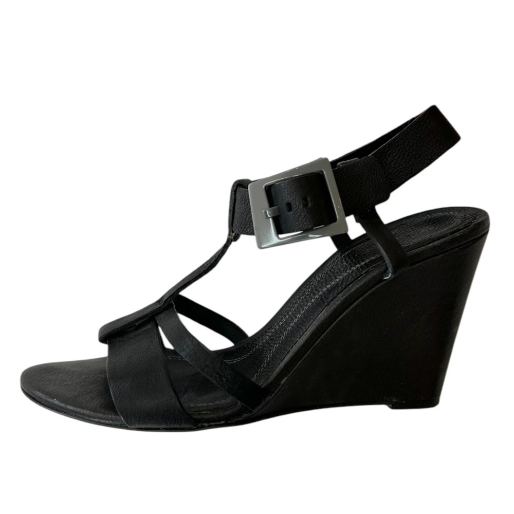 Boss Orange by Hugo Boss Leather Wedge Sandals
